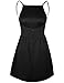 FANCYINN Women Sexy Backless Spaghetti Strap Floral Print Short Mini Casual Dress Black XL