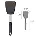Silicone Spatula - 600F Heat-Resistant - Flexible Silicone Turner/Spatula - Free Recipes eBooks