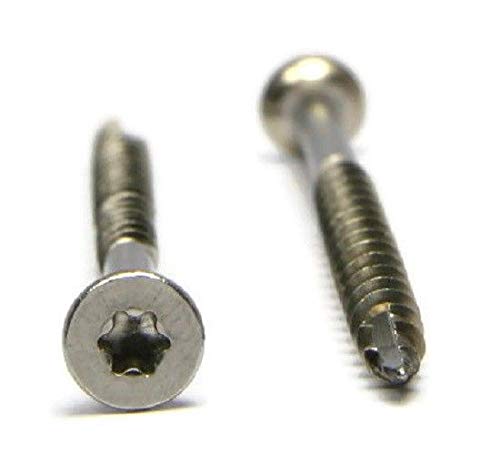 JumpingBolt Deck Screws Star Drive 316 Stainless Steel Bugle Type 17#10 x 3 - Packing Quantity - 100 - Quality Assurance from
