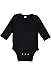 RABBIT SKINS, Baby Soft Cotton Long Sleeve Bodysuit, Black, 18 Months