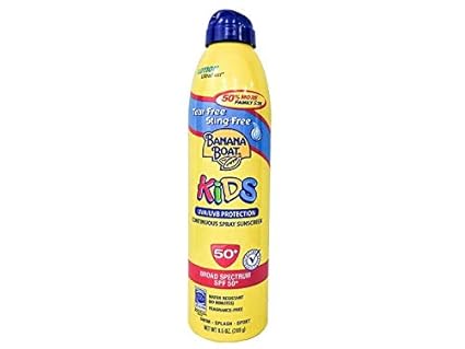 BANANA BOAT KIDS TEAR-FREE,STRING-FREE CONTINUOUS SPRAY SUNSCREEN SPF 50+, 269 G