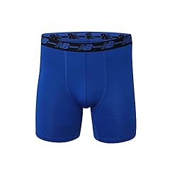 New Balance Men's Standard Boxer Brief, Black/Team