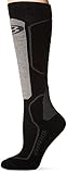 Icebreaker Women's Ski+ Lite OTC Socks (Oil/Black/Silver, Medium)