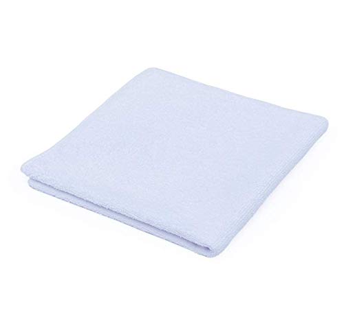 (12-Pack) 16 in. x 16 in. Commercial Grade All-Purpose Microfiber Highly Absorbent, LINT-Free, Streak-Free Cleaning Towels - THE RAG COMPANY (White) - Thumbnail 2