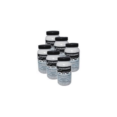 Steramine Quaternary Sanitizing Tablets - (6 Bottles of 150 Sanitizer Tablets each) image