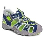 pediped Canyon Flex Water Sandal (Toddler/Little Kid),Navy Lime,26 EU (9-9.5 M US Toddler)