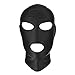 LUOEM Full Cover Zentai Hood Mask Elastic Black Breathable Open Eyes Open Mouth Face Cover Blindfold Mask Halloween Cosplay Costume Hood Unisex Headgear Size L …