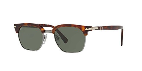 Persol Sunglasses Tortoise/Green Acetate - Non-Polarized - 53mm