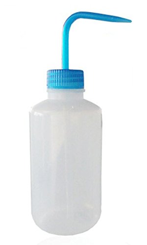 UZZO Tattoo Wash Cleaning Green Soap Holder Clear White Plastic Squeeze Bottle 500mL (500ml, Blue) With 1PCS UZZO Logo Keyring - Thumbnail 2
