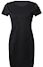 Face N Face Women's Summer Dresses Short Sleeve Casual Shirt Mini Dress with Pockets Black XX-Large
