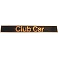Revenge Golf Cart Parts & Accessories Club Car DS Golf Cart Name Plate Emblem Black/Gold