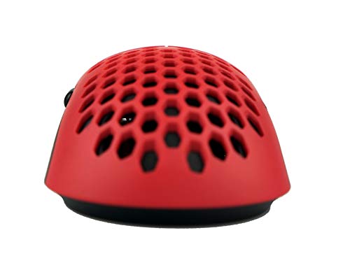 G-Wolves Hati HT-M 3360 Ultra Lightweight Honeycomb Shell Wired Gaming Mouse up to 12000 cpi - 6 Buttons - 2.18 oz (61g) (Stiletto Red)