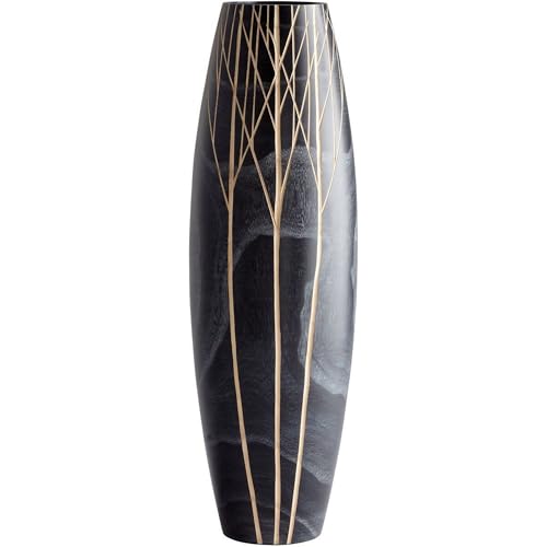 Cyan Design 06025 Onyx Vase d'hiver Noir Taille M