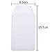 Outus White Pocket Protector for School Hospital Office, 8 Pieces