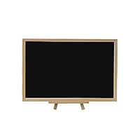 Teerwere Chalkboards Table Top Chalkboard Easel Sign with Stand Hanging Wall Chalkboard Countertop Easel for Bar Coffee Shop with Chalk Markers and Home Decor (Color : As Shown, Size : 60x40cm)