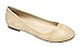 Bella Marie Stacy-13 Women's round toe faux leather slip on boat ballet flat shoes