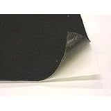 9" X 12" Adhesive Backed Felt, Black, Pack of 5