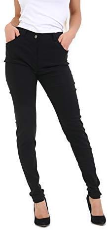 womens high waisted skinny trousers