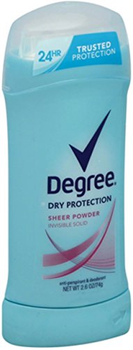 Degree Deod Inv Sld Sheer Size 2.6z Degree Women Invisible Solid Sheer Powder Deodorant