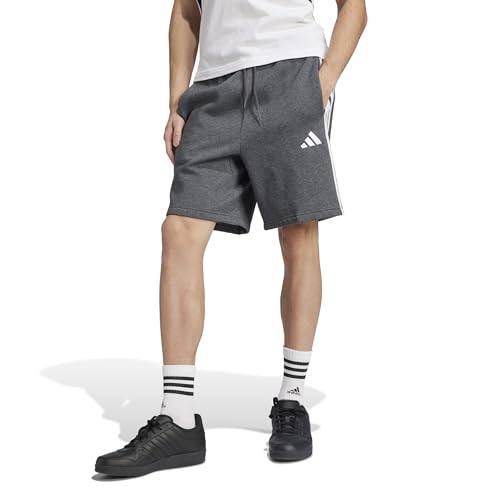 Adidas Men's Essentials Fleece 3-Stripes Fleece 9-Inch Sportswear Short, Medium…