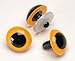 Darice Animal Eyes with Plastic Washers, Yellow