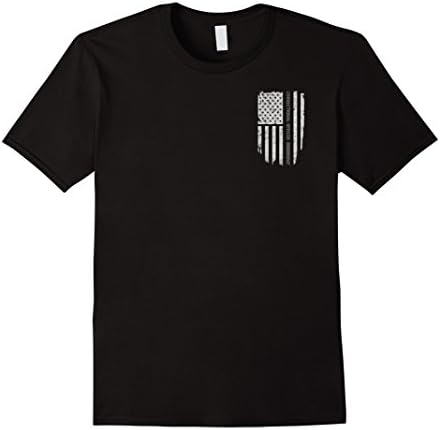 Men's Thin Silver Line Correctional Officer T-Shirt XL Black
