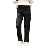 Boys’ Winter Hiking Ski Snowboarding Pants, Softshell Pant, Fleece Lined and Waterproof Windproof for Outdoor Mountain