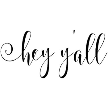 Amazon.com: ORACAL Hey Y'all Vinyl Door Decal: Home &amp; Kitchen