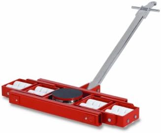 GKS L-60 Front Steerable Heavy Duty Dolly for 3-Point Support, 132000lbs Capacity, 33" Length x 66.5" Width