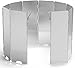 Wealers 10 Plate Wind Screen for Cooking Stove - Compant and Lightweight Windshield Great for Camping Backpacking