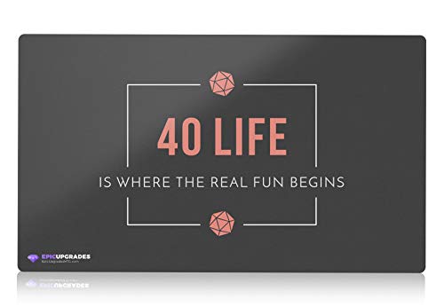 40 Life - Magic The Gathering Commander Players Card Playmat