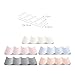 BESTONZON European Style Wine Rack Countertop Plastic Wine Bottle Display Mat Can Easy Stacker Storage Rack for Kitchen (Dark Grey)