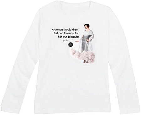 Women's Miss Fisher's Murder Mysteries Dress For Pleasure Long Sleeve T-Shirt Large