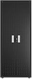 Manhattan Comfort Fortress Storage Units, Charcoal