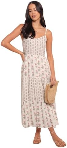 free people moonshine midi dress Free People Moonshine Midi Linen Blend Sundress Ivory Large at Amazon  Women's Clothing store