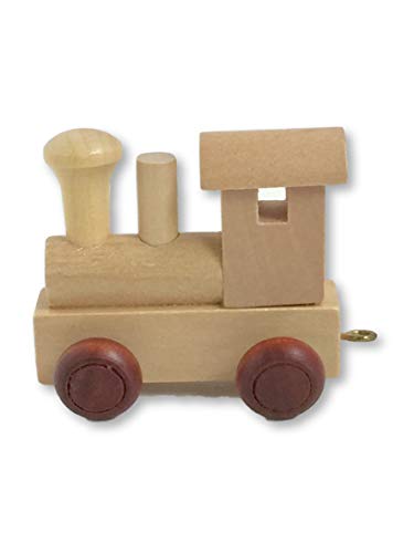 personalised wooden train set