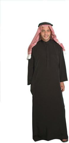 Three Piece Arabian Sheik Costume Sheik Costume, Carnival Costume – Fancy Dress Costume, Black
