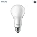 Philips LED 3-Way A21 Frosted Light Bulb: 2200-1600-620-Lumen, 2700-Kelvin, 22-16-8-Watt (150-100-50-Watt Equivalent), E26 Base, Soft White, 1-Pack