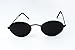 V3024-vp Style Vault Round oval Sunglasses (C024 Black-dark lens)