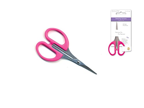 Forever In Time Precision-Pro Soft-Grip Detailing Scissor, 4 Inch