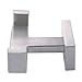 Double Robe Hook, APLusee SUS304 Stainless Steel Square Prong Utility Dual Coat Towel Holder, Contemporary Kitchen Toilet Bathroom Accessorizes, Brushed Nickel
