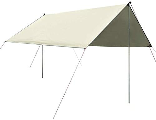 MISTXIN Fly Tent Tarp Ground Cloth Footprint Shelter Sunshade Beach Picnic Outdoor Camping Park Lawn Grass with Stakes Rope
