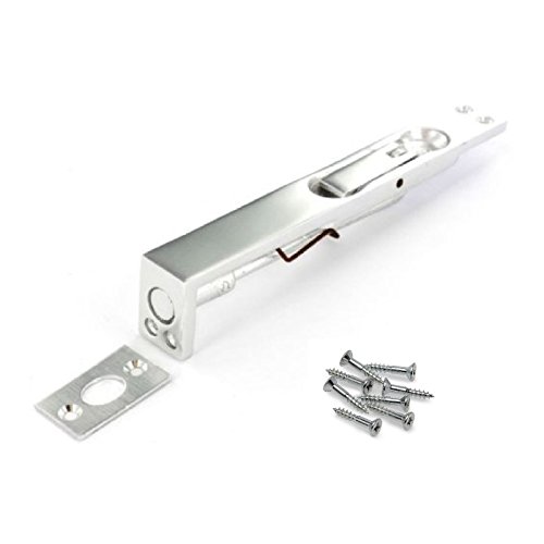 Flush Bolt Door Lock Aluminium 150mm Lever Slide Lock Action, Double