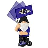 NFL Baltimore Ravens Springy Flag Gnome