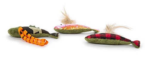 SmartyKat 09683 Fish Friends Crinkle and Catnip Cat Toys (Set of 3)