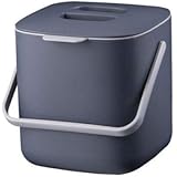 Litem Food Waste Basket Bin W/Handle 2.6L (Dark Gray)