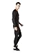 Tesla TM-YUD34-BLK_Medium Men's Thermal Wintergear Compression Baselayer Long Sleeve Top YUD34