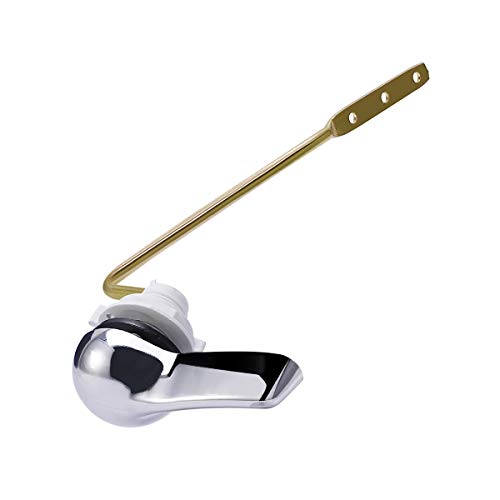 Toilet Tank Lever,Toilet Flush Lever Handle,Universal Side Mount Toilet Lever Handle with Metal Nut Lock,Fits Most Toilets - Thumbnail 7