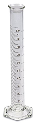 image for Corning Pyrex® #3024 Single Metric Scale, Glass Graduated Cylinder Se