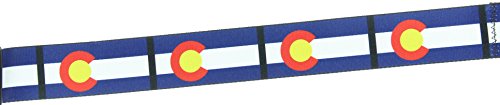 Buckle-Down GS-W32955 Guitar Strap - Colorado Flags, 2" Wide & 29-54" Length